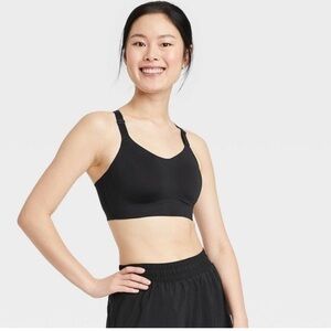 NWT All in Motion Jog Bra High Support Sculpt in Black Size XSmall